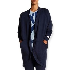 Nike Navy Blue Oversized Open Cardigan Size Large